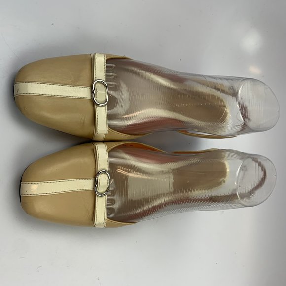 Cole Haan 8 US B Women Heels Kitten Shoes Beige D1 - Picture 2 of 9